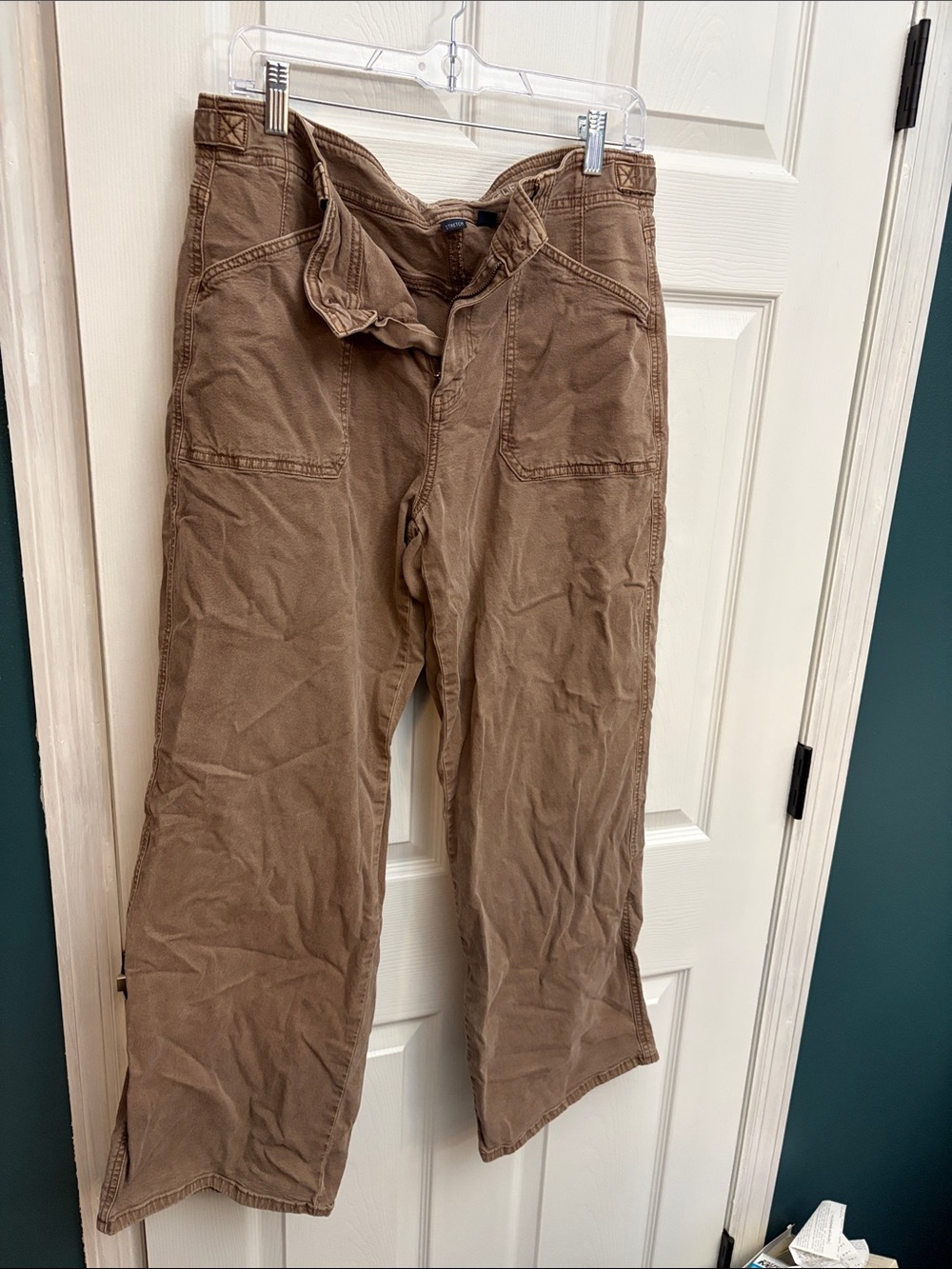 American Eagle Outfitters Brown Corduroy Carpenter Pants